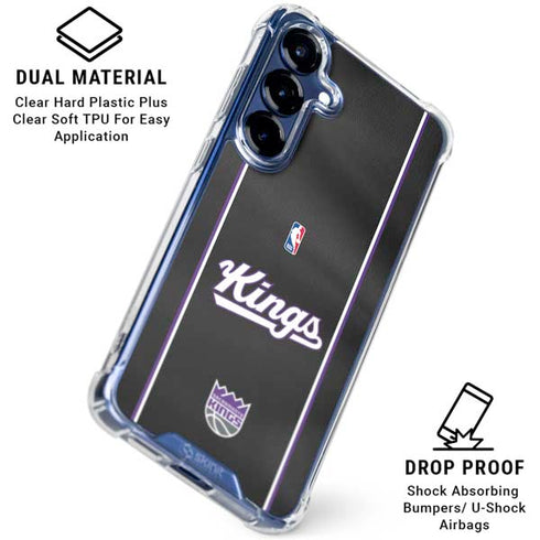 NBA Sacramento Kings Jersey Galaxy S25 Clear Case