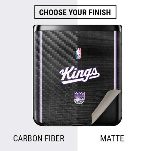 NBA Sacramento Kings Jersey Galaxy Z Flip Skin