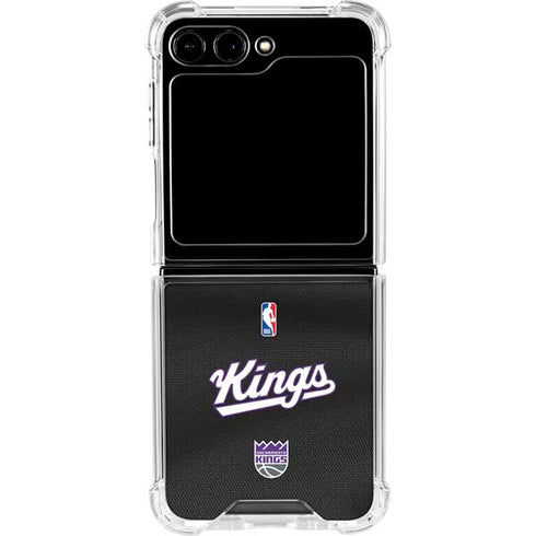 NBA Sacramento Kings Jersey Galaxy Z Flip5 5G Clear Case