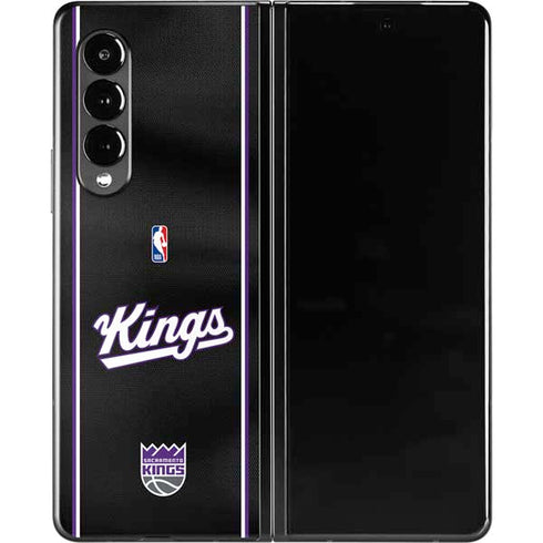 NBA Sacramento Kings Jersey Galaxy Z Fold3 5G Skin