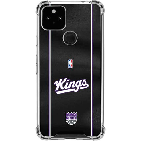 NBA Sacramento Kings Jersey Google Pixel 5a 5G Clear Case