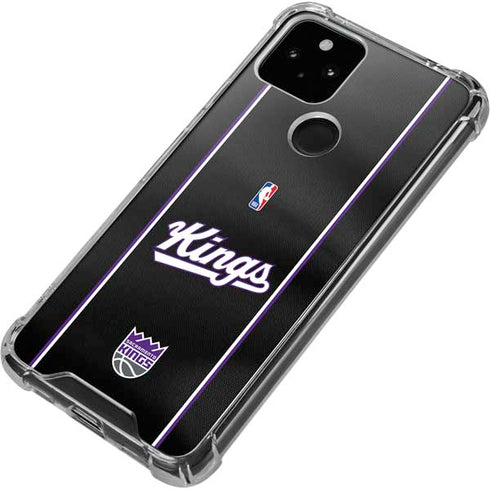 NBA Sacramento Kings Jersey Google Pixel 5a 5G Clear Case