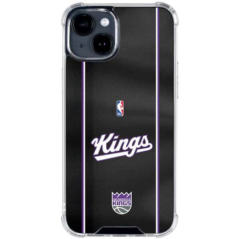 NBA Sacramento Kings Jersey iPhone 14 Plus Clear Case