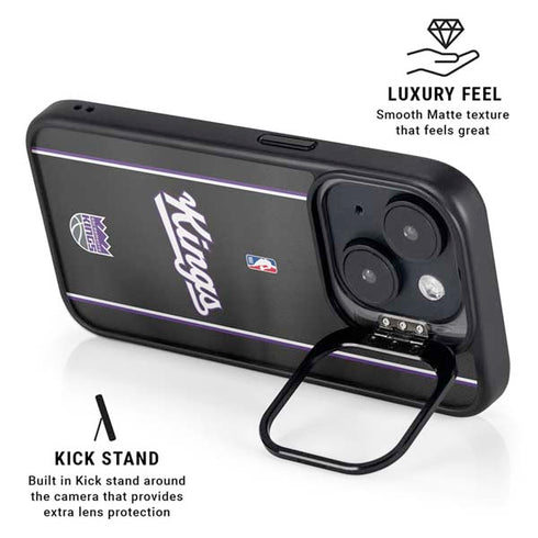NBA Sacramento Kings Jersey iPhone 14 Plus Kickstand Case