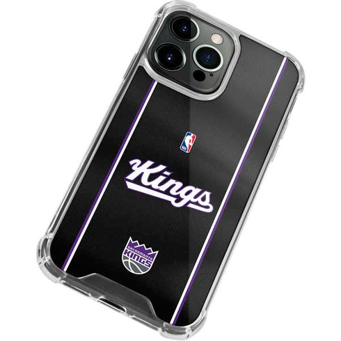 NBA Sacramento Kings Jersey iPhone 14 Pro Max Clear Case