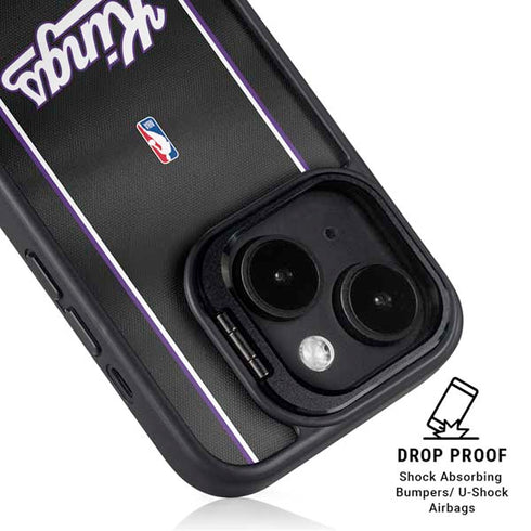 NBA Sacramento Kings Jersey iPhone 15 Kickstand Case