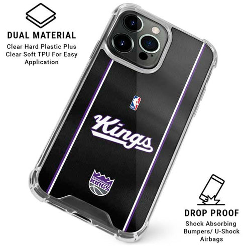 NBA Sacramento Kings Jersey iPhone 15 Pro Clear Case