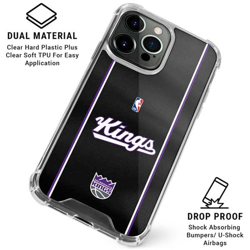 NBA Sacramento Kings Jersey iPhone 15 Pro Max Clear Case