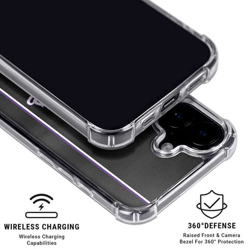 NBA Sacramento Kings Jersey iPhone 16 Clear Case