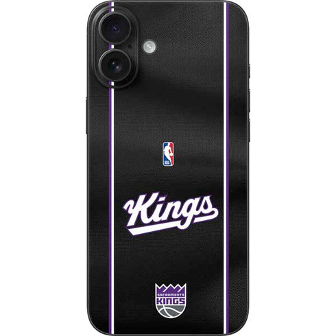 NBA Sacramento Kings Jersey iPhone 16 Plus Skin