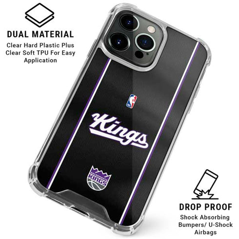 NBA Sacramento Kings Jersey iPhone 16 Pro Max Clear Case