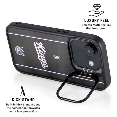 NBA Sacramento Kings Jersey iPhone 16e Kickstand Case