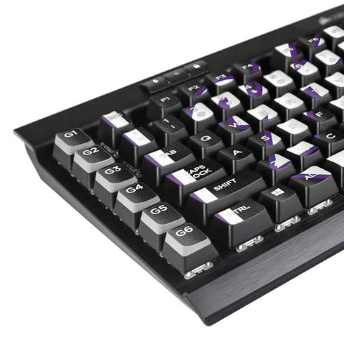 NBA Sacramento Kings Jersey K95 RGB PLATINUM Mechanical Gaming Keyboard Skin