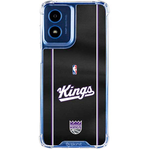 NBA Sacramento Kings Jersey Moto G 5G (2024) Clear Case
