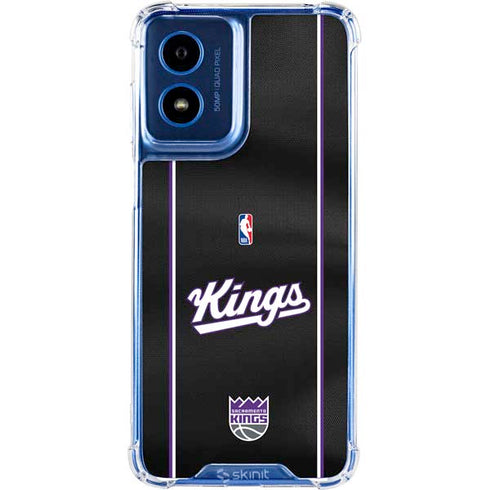 NBA Sacramento Kings Jersey Moto G Play 4G (2024) Clear Case