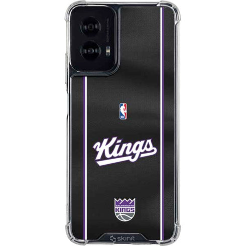 NBA Sacramento Kings Jersey Moto G Power 5G (2024) Clear Case