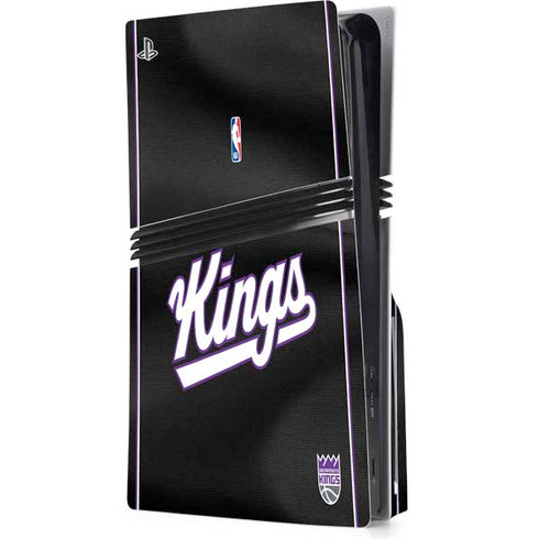 NBA Sacramento Kings Jersey PS5 Pro Disk Console Skin