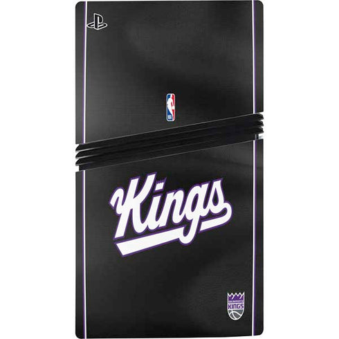 NBA Sacramento Kings Jersey PS5 Pro Disk Console Skin