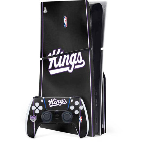 NBA Sacramento Kings Jersey PS5 Slim Disk Bundle Skin