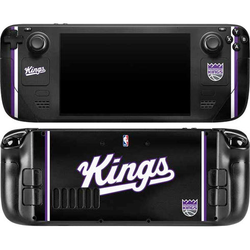 NBA Sacramento Kings Jersey Steam Deck Handheld Gaming Computer OLED Skin