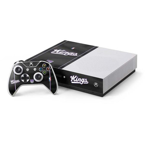 NBA Sacramento Kings Jersey Xbox One S Console and Controller Bundle Skin