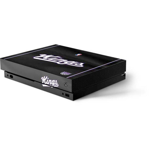 NBA Sacramento Kings Jersey Xbox One X Console Skin
