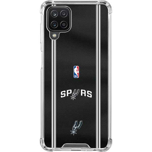 NBA San Antonio Spurs Jersey Galaxy A12 Clear Case