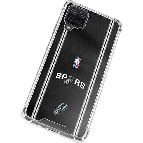 NBA San Antonio Spurs Jersey Galaxy A12 Clear Case