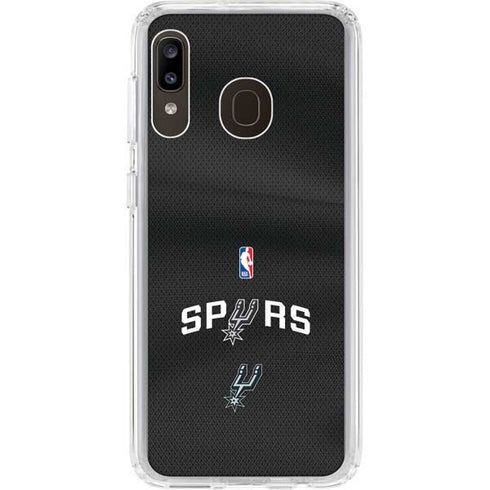 NBA San Antonio Spurs Jersey Galaxy A20 Clear Case
