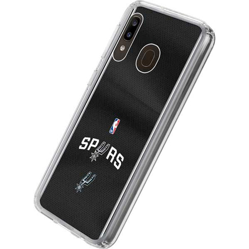 NBA San Antonio Spurs Jersey Galaxy A20 Clear Case