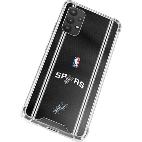 NBA San Antonio Spurs Jersey Galaxy A32 5G Clear Case