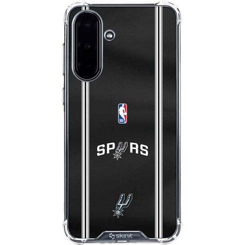 NBA San Antonio Spurs Jersey Galaxy A36 5G Clear Case