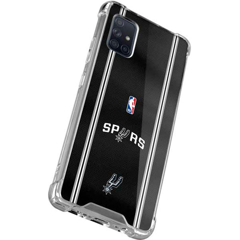 NBA San Antonio Spurs Jersey Galaxy A51 5G Clear Case