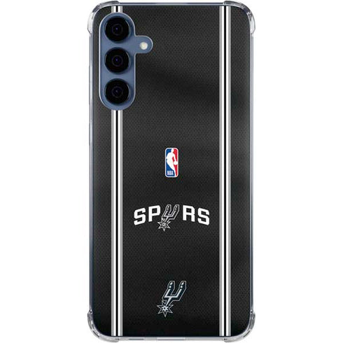 NBA San Antonio Spurs Jersey Galaxy A55 5G Clear Case