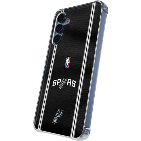 NBA San Antonio Spurs Jersey Galaxy A55 5G Clear Case
