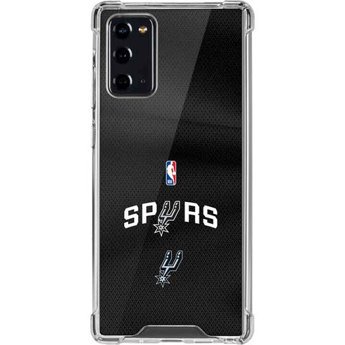 NBA San Antonio Spurs Jersey Galaxy Note20 5G Clear Case