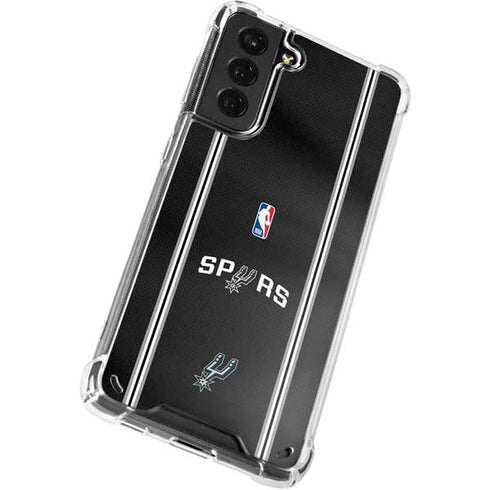 NBA San Antonio Spurs Jersey Galaxy S21 Plus 5G Clear Case