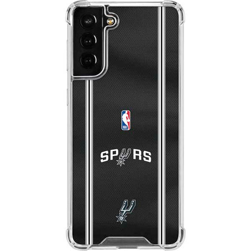 NBA San Antonio Spurs Jersey Galaxy S22 Plus Clear Case
