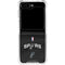 NBA San Antonio Spurs Jersey Galaxy Z Flip5 5G Clear Case