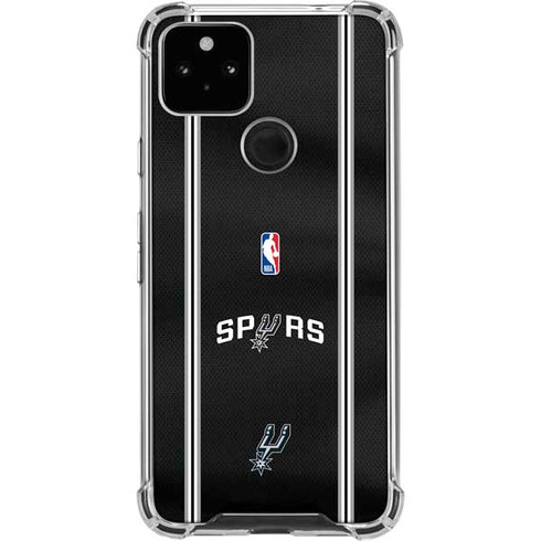 NBA San Antonio Spurs Jersey Google Pixel 4a 5G Clear Case