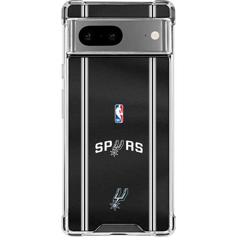 NBA San Antonio Spurs Jersey Google Pixel 8a Clear Case
