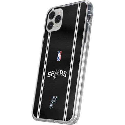 NBA San Antonio Spurs Jersey iPhone 11 Pro Clear Case