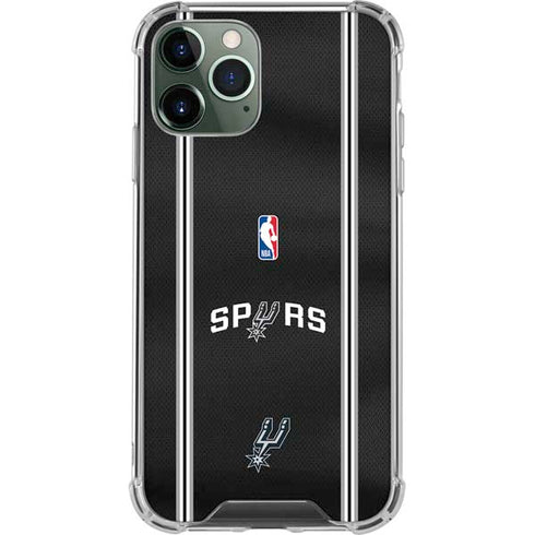 NBA San Antonio Spurs Jersey iPhone 11 Pro Max Clear Case