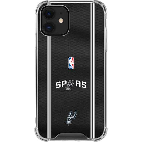 NBA San Antonio Spurs Jersey iPhone 12 Mini Clear Case