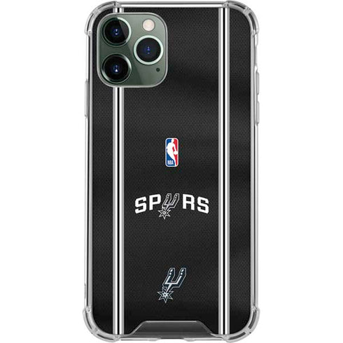 NBA San Antonio Spurs Jersey iPhone 12 Pro Clear Case