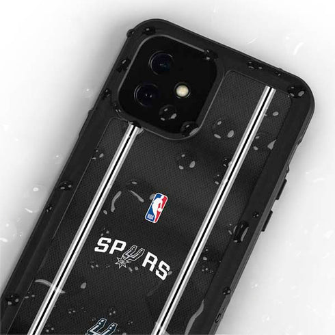 NBA San Antonio Spurs Jersey iPhone 12 Waterproof Case
