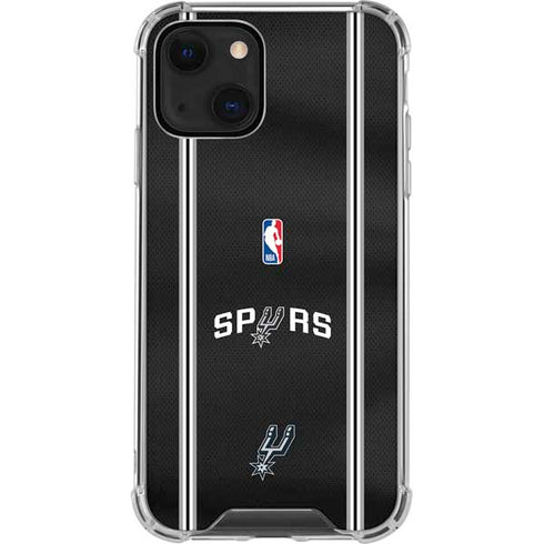 NBA San Antonio Spurs Jersey iPhone 13 Mini Clear Case