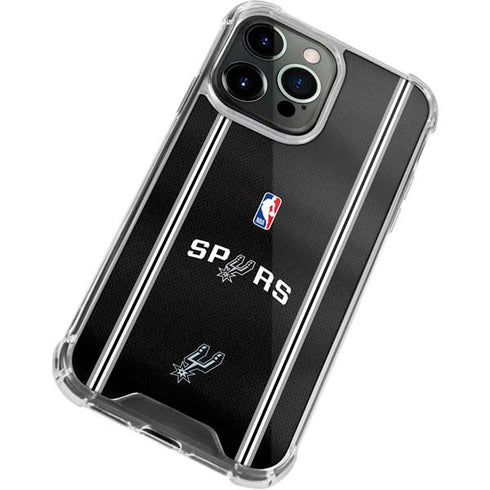 NBA San Antonio Spurs Jersey iPhone 13 Pro Max Clear Case