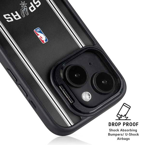 NBA San Antonio Spurs Jersey iPhone 14 Plus Kickstand Case