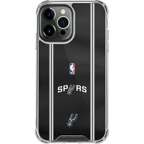 NBA San Antonio Spurs Jersey iPhone 14 Pro Max Clear Case
